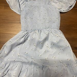Cat & Jack Light Blue Floral Dress